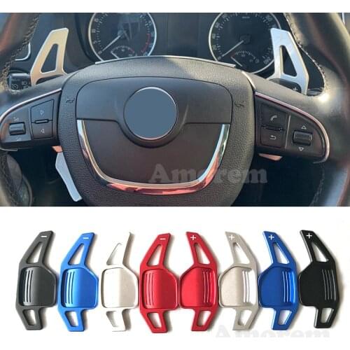Paddle Shift For Skoda Octavia A5 MK2 1Z RS VRS RS Combi Scout 2010 2011 2012 Car Steering Wheel Shifter Extension DSG