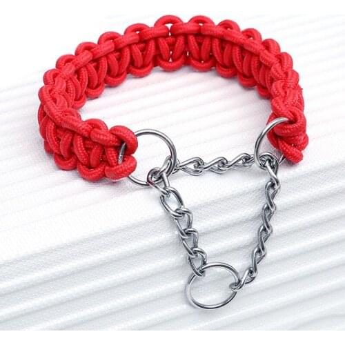 New High Quality Upgraded Color Collar Large Dog German Shepherd Walk The Dog P Chain Adjustable Pet For Medium and large Dogs