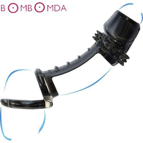 Silicone Reusable Glans Protect Penis Extender Enlargement Penis Male Prevent foreskin Cock Ring Ejaculation Delay Penis Ring