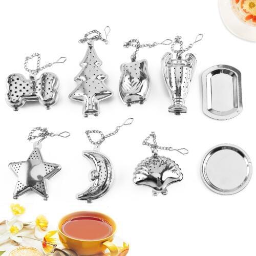 1PC Stainless Steel Tea Infuser Sphere Mesh Tea Strainer Coffee Herb Spice Filter Diffuser Handle Tea Ball