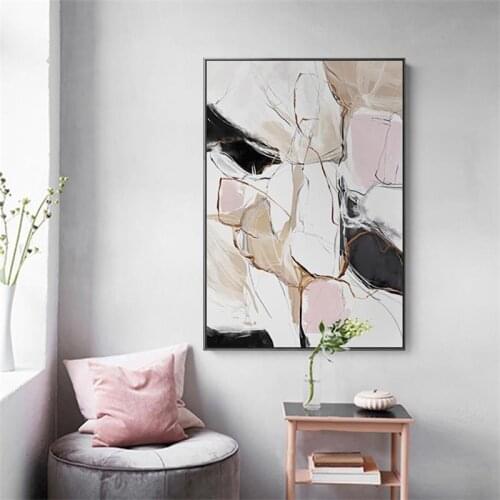 Modern Minimalist Abstract Style Canvas Painting Wall Art Nordic Posters and Prints Wall Pictures for Living Room Decoration