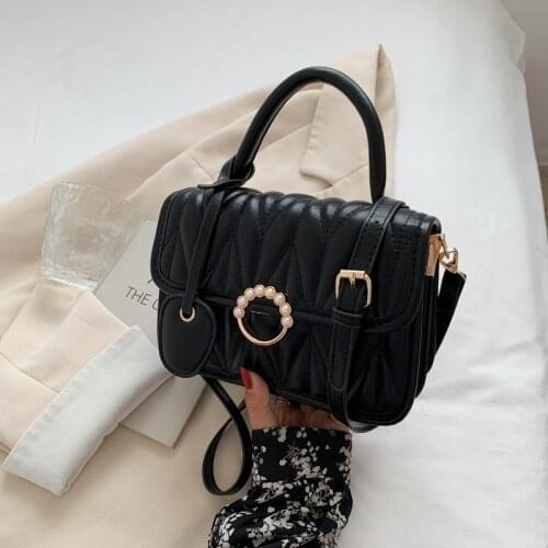 Messenger Bag Female Bag Square Bag Western Style Ladies Shoulder Bag 2021 New Trendy Fashion Solid Color Small Bag Youth Bag