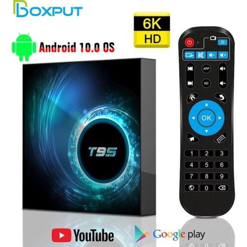 T95 Android 10 TV Box Allwinner H616 4GB 64GB 32GB TVBox Quad Core 1080P H.265 6K 2.4GHz Wifi Youtube 2GB16GB 4K Set Top Box