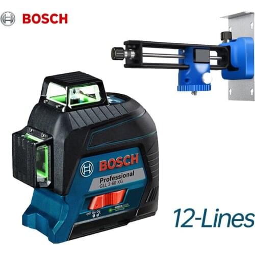 Bosch Professional GLL3-60XG 12 Lines Laser Level 360 Self-leveling Laser Level Construction Tools Laser Leveling Device