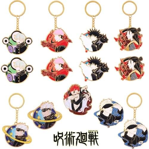 Jujutsu Kaisen Gojo Satoru Itadori Yuji Keychain Brooch Badge Pendant Birthday Gift Accessories Give Someone