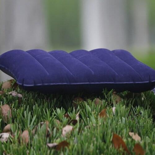 1PCS Inflatable Camping Pillow Foldable Pillow Outdoor Travel Sleep Pillow Air Inflatable Portable Break Rest Pillow Neck Pillow