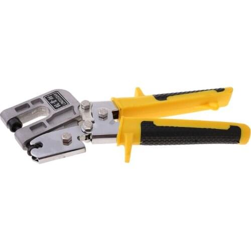 Aluminum Alloy 10inch Handle Stud Crimper Plaster Board Drywall Tool For Fastening Metal Studs