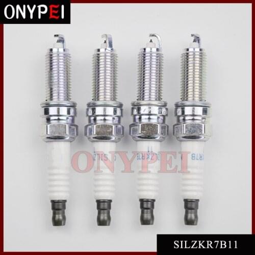 4pcs/lot SILZKR7B11 9723 Iridium Spark Plug for Hyundai Genesis i40 Kia Optima SILZKR7B11-9723