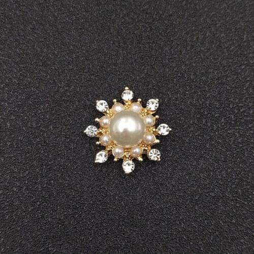 50pcs Snowflake Pearl Crystal Rhinestone Appliques For Headband strass Wedding Brides Shoes Ornament Hairpin Hair Clip Decor