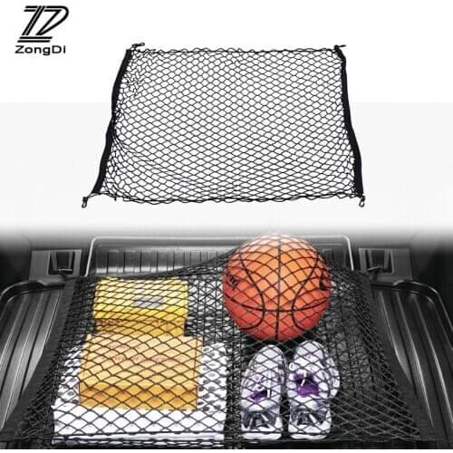 ZD 1X Car Trunk Nylon Net Mesh Storage net bag For Honda civic accord Peugeot 307 206 407 Chevrolet cruze aveo Chery accessories