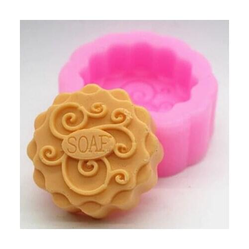 Flower Soap Mold Design Flower Silicone Soap Mold Plant Molds Silica Gel Moulds Rubber PRZY Eco-friendly No.l001