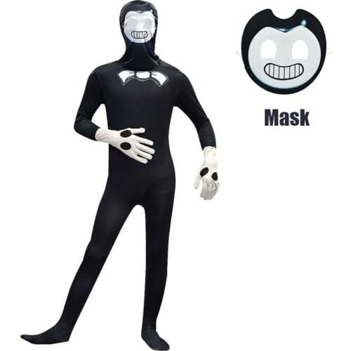 Kids Boys Girls Cartoon Game Character Role Play Costumes Halloween Cosplay Costume Anime Disfraces Kids Party Dress Up Mask