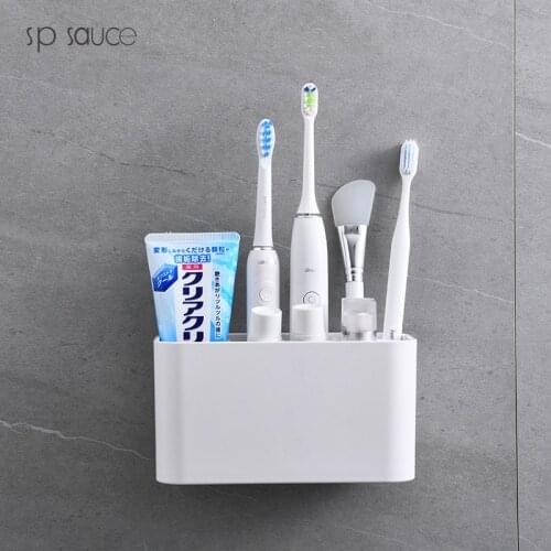 Japan Toothbrush Toothpaste Holder Case Shaving Makeup Brush Electric Toothbrush Holder Organizer Stand Bathroom Accessories