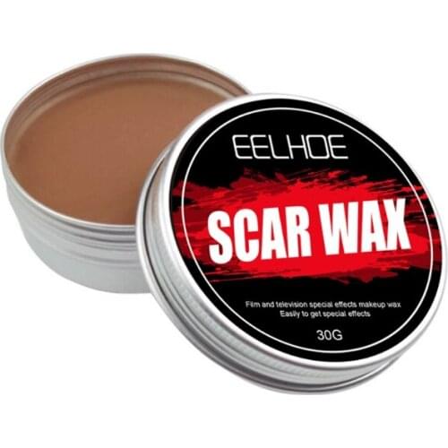 BX0F Scar Wax Pro Fake Moulding Skin Wax for stage Special Effects Halloween SFX Theatrical Makeup,Fake Wound Makeup Wax