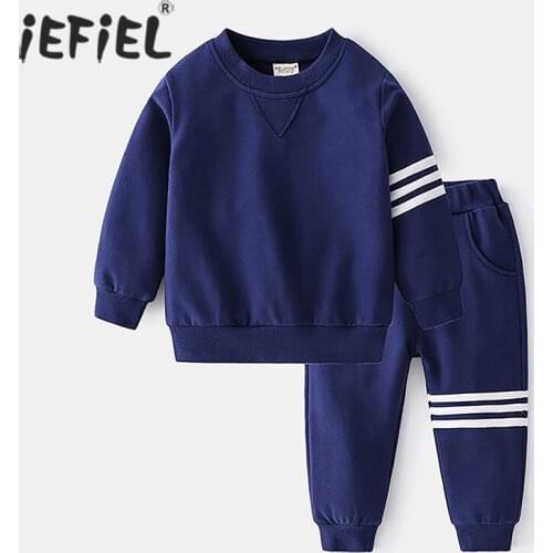 Baby Boy Clothing Suits Autumn Casual Baby Girl Clothes Sets Spring Kids Set Children Suit Sweatshirts+Sports Pants Outfits