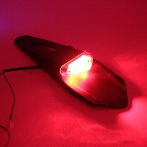 Motorcycle LED Tail Light Rear Stop Brake Lamp Universal for Enduro CR EXC WRF 250 400 426 450 T3ED