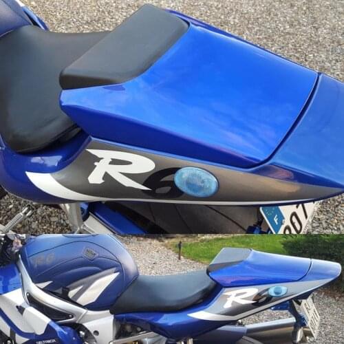 Motorcycle Rear Fairing Seat Cowl Cover For 1998 1999 2000 2001 2002 Yamaha YZF-R6 YZF R6 600 Blue Black