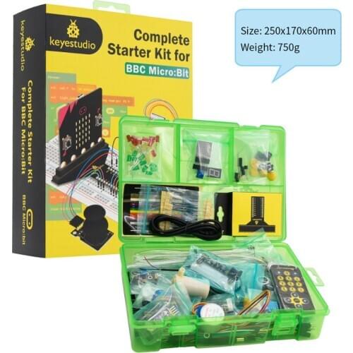 Keyestudio Micro bit Super Starter Kit School DIY Kit for BBC Micro:bit With Tutorial Programming STEM Kit (No Board)