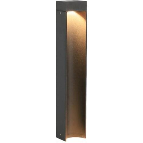 15W Outdoor Garden Pole Bollard Light Landscape Villa Pathway Standing Pillar Light Aluminum Courtyard Lawn Bollard Light