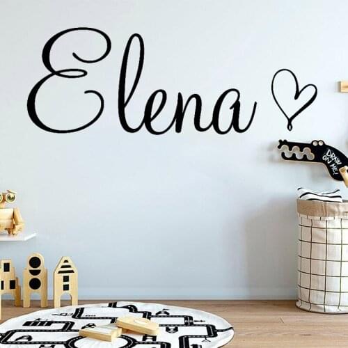 Personalized Custom Names Wall Stickers Kids Room Decoration Babys Bedroom Art Mural Vinyl Decals Removable Home Decor