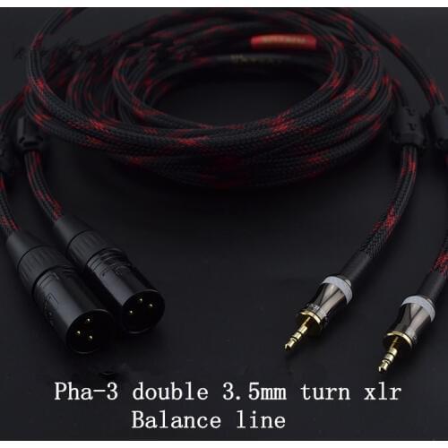 Pha-3 double 3.5mm turn xlr balance line