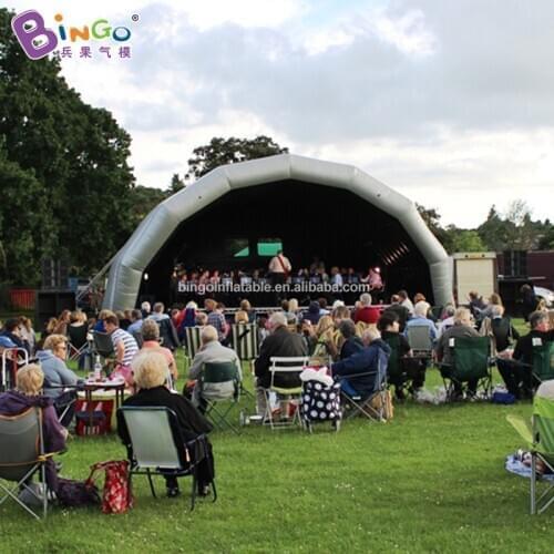 Customized 10M giant inflatable stage cover tent / inflated arched cover tent