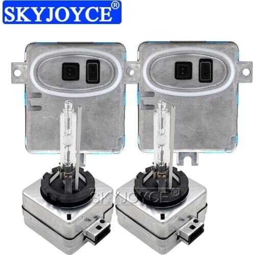 SKYJOYCE New M3 D1S Xenon Ballast Kit W3T13271 63126948180 Replacement For 3 Series E90 E91 Car Headlight 55W D1S HID Lamp Bulbs