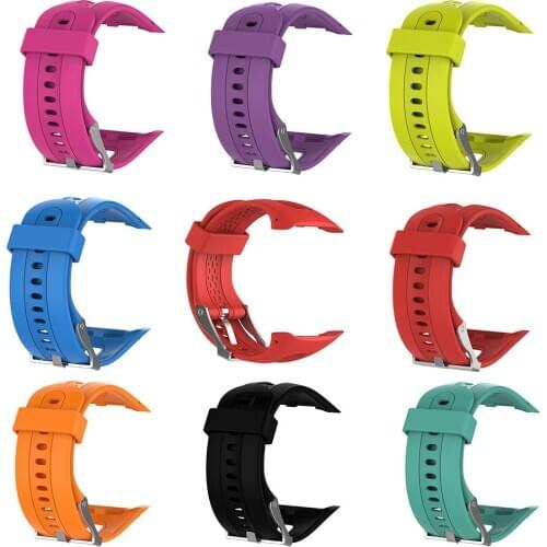 Replacement Breathable Silicone Unisex Watch Band Wrist Strap Comfortable to Wear for Forerunner 10/15 Ремень