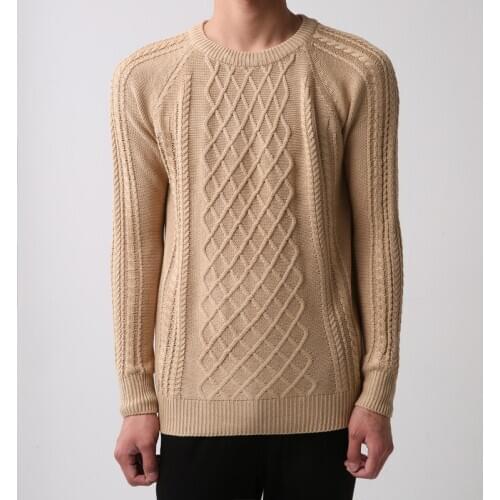 NEW Autumn Winter O-Collar Sweater Men Cashmere Pullovers Knitted Sweater Top 2019 Fashion Male Clothes Warm M-2XL