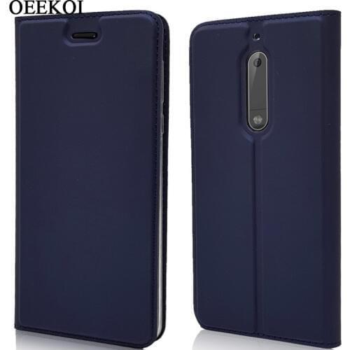 OEEKOI Ultrathin Leather Wallet Cover Case for Nokia 5.1/5.1 Plus/3.1/2.1/X6/5/3/2/1