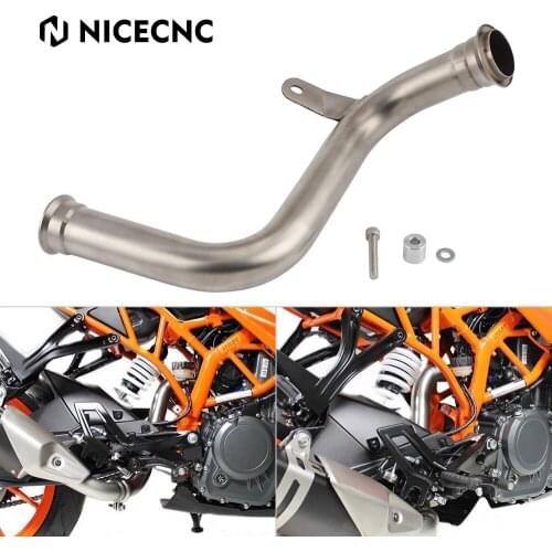Motorcycle Exhaust Muffler Mid Pipe Eliminator Link Pipe Mounting Bolts Kit For KTM DUKE 125/390 RC125/390 2017 2018 2019
