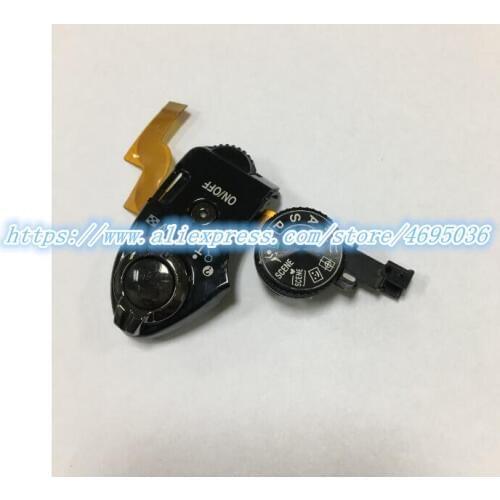Repair Parts For Nikon P100 Top Case Cover Function Mode Dial Shutter Switch Button Flex Cable