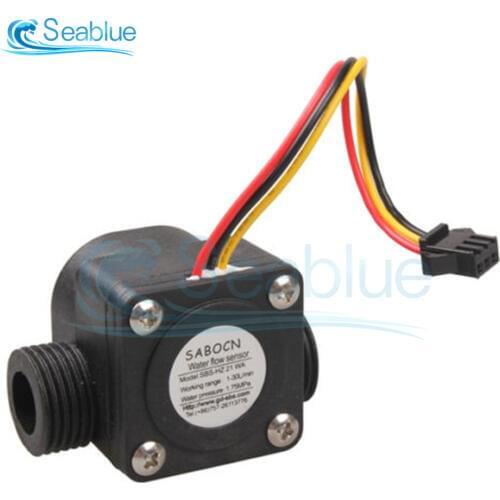 1-30L/min 4 Point Water Flow Sensor Fluid Flowmeter Switch Counter Hall Control Machine Flow Meter For Water Heater Flow Switch