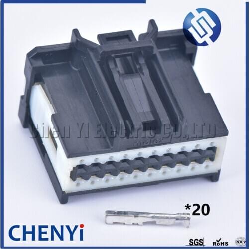 1 set molex 20 pin 347290200 not waterproof auto connector wiring harness plug female car electric cable connection 34729-0200