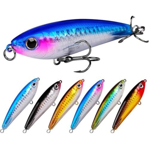 1PC 8.5cm/11.5g Minnow Sinking Pencel Lure Fishing lure Fishing Bait Balancer Crankbait Tackle With Treble Hook Baits