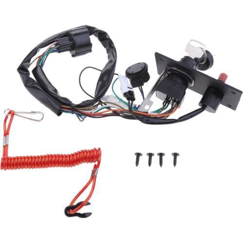 12V Single Key Switch Panel Assembly for Suzuki Outboard Yacht 37100-96J14