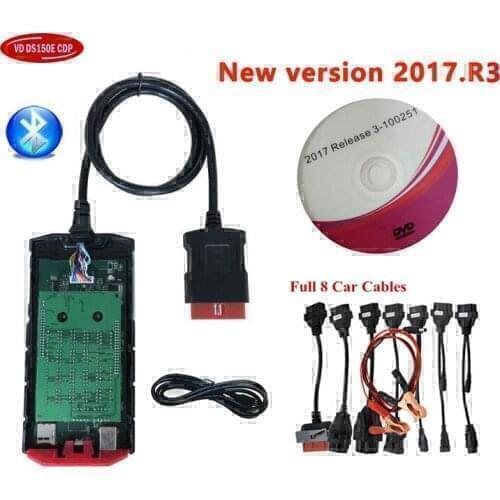 2021 Latest 2018.R0/2017.R3 Keygen NEW VCI VD DS150E Cdp Bluetooth for Delphis Cars Truck Diagnostic Repair Tools Obd2 Scanner