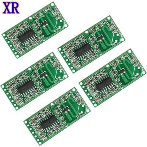 5pcs RCWL-0516 4-28V 3mA Microwave Radar Sensor Human Body Induction Switch Module Prober