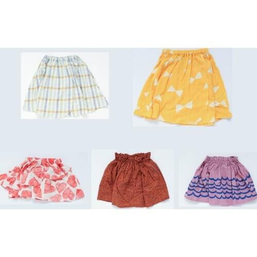 Brand new spring summer kids skirts for girls fashion print A-line skirts baby child clothes