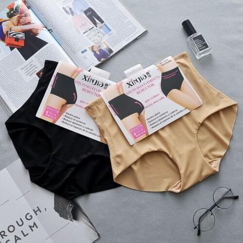 Hip Pants Plus Padded Ice Silk short triangle belly pants womens low waist postpartum body shaping body pants