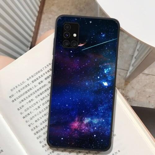Colorful space for galaxy universe Phone Case for Samsung A91 01 10S 11 20 21 31 40 50 52 70 71 72 80 A2 CORE A10 A32 4G 5G case