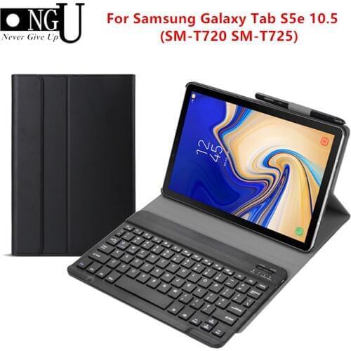 Keyboard Case For Samsung Galaxy Tab S5e 10.5'' 2019 SM-T720 SM-T725 Case for Samsung T720 T725 Bluetooth Keyboard Tablet Cover