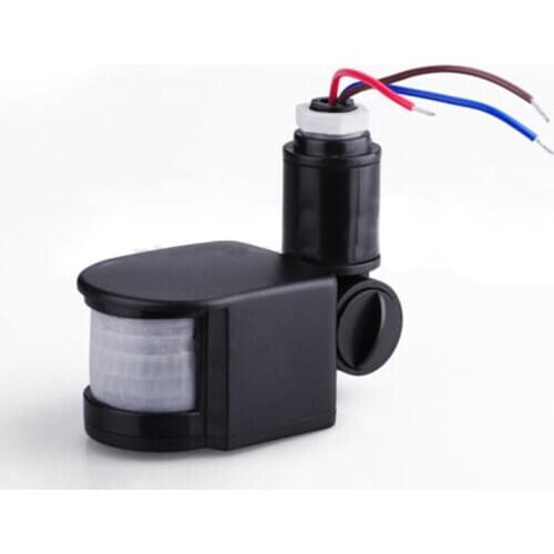 110-220V PIR Infrared Automatic Motion Sensor Detector Wall Lamp Switch DU55