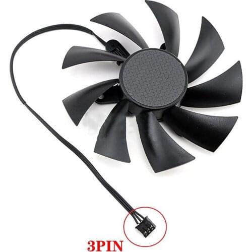 PLA09215B12H Graphics Card Cooling Fan Replacement 3Pin/4Pin Cooler Fan for RTX2070 2060 MINI ITX OC Repair Parts