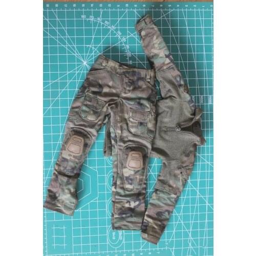 1/6 Scale Male Soldier Camouflage Combat Uniform Model for 12" Action Doll