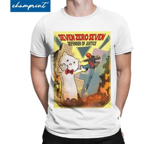 Men Seven Zero Seven Mystic Messenger Collection T Shirt 707 MM BG Otome Game Cotton Clothes Vintage Tees Graphic T-Shirts