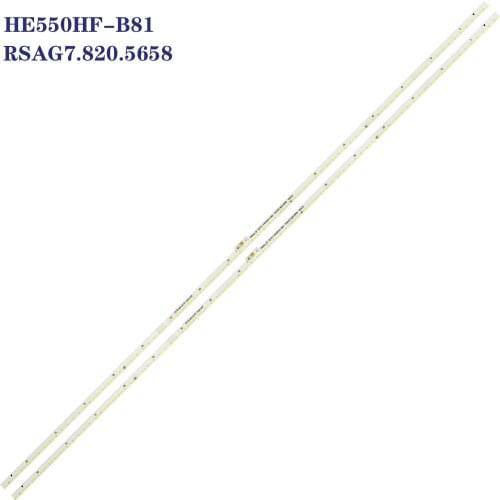 New 2pcs 84LED 600MM LED strip for LC-55N7000U HE550HU-B81 RSAG7.820.5658 REV.B LT-1150150-A LT-1139663-A