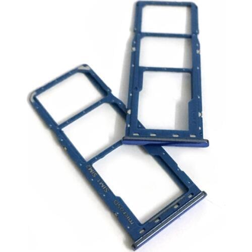 New For Samsung Galaxy A20 A205 A30 A50 A305F A505F A305 A505 Sim Card Tray SD Card Reader Socket Slot Holder Replacement Part
