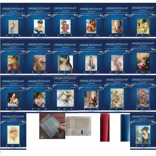 Oneroom Needlework,DIY pretty girl style Cross stitch Dream come true Dream Tree World famous paintings Continental cross-stitch