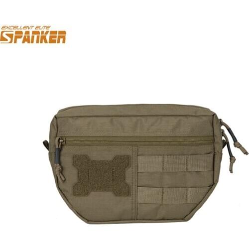 EXCELLENT ELITE SPANKER Tactical Vest Hanging Bag Multi-Functional Pouch Molle System Package Extension Pouch Accessory Bags